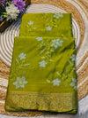 Elegant Chinon Saree with Soft Flow & Rich Finish