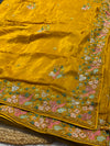 Premium H.O. Silk Saree with Elegant Handwork