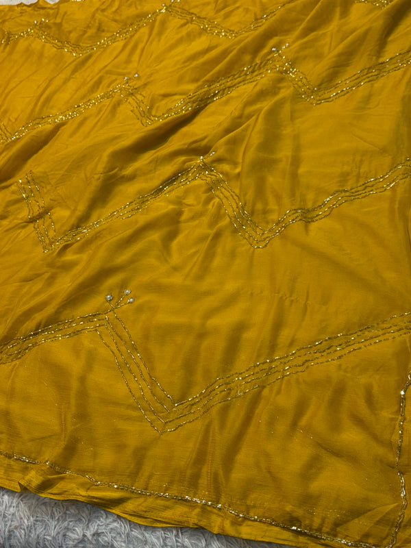 Elegant Soft Chiffon Saree with Flowy Drape