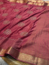 Designer Embroidered Saree with Elegant Border & Rich Pallu