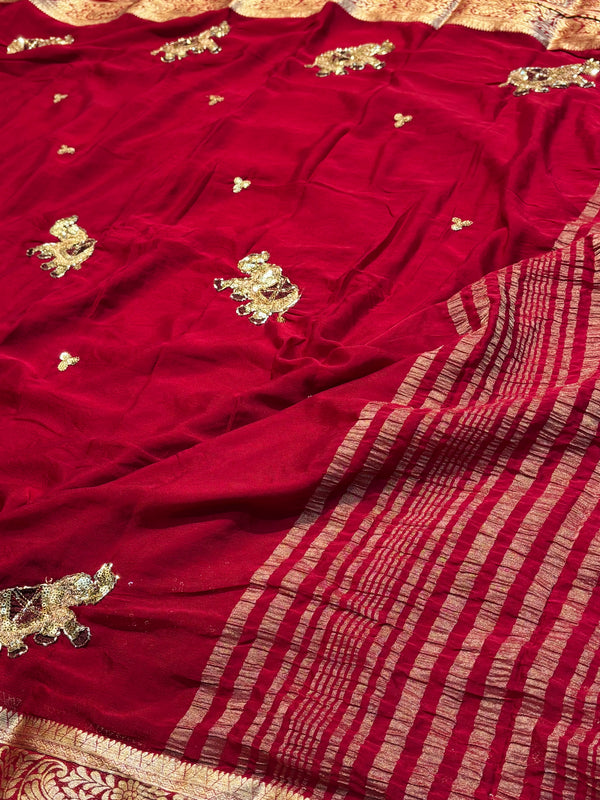 Elegant Chiffon Saree with Designer Work – Lightweight & Party Wear Collection
