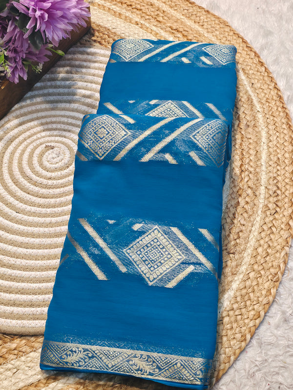 Elegant Soft Chiffon Saree with Premium Finish