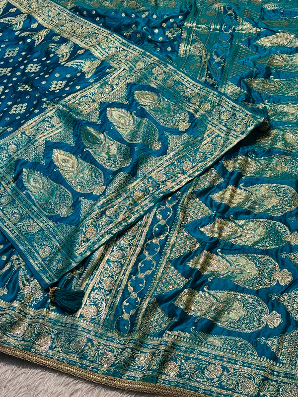 Elegant Dupatta Silk Saree with Graceful Drape