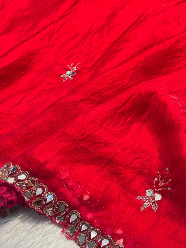 Frendy Silk Designer Saree with Elegant Border – Party Wear Silk Saree Collection