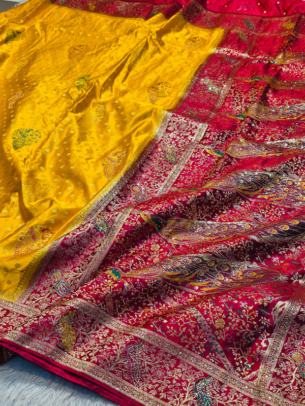 Designer Soft Silk Saree with Grand Look Appeal