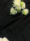 Classic Black Georgette Saree with Elegant Blouse – Party Wear