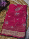 Elegant Chinon Saree with Soft Flow & Rich Finish