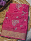 Elegant Chinon Saree with Soft Flow & Rich Finish