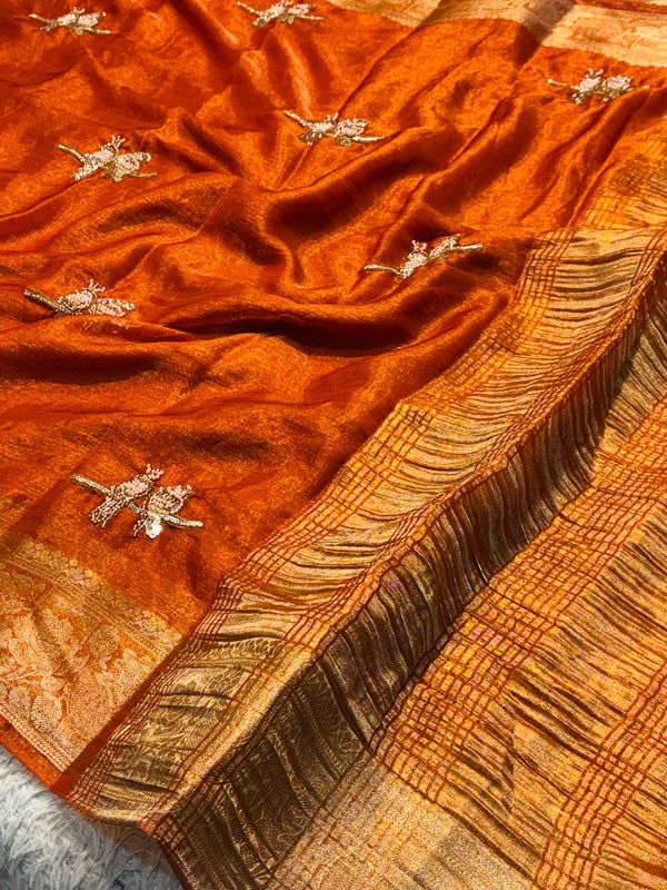 Elegant Chiffon Saree with Designer Work – Lightweight & Party Wear Collection