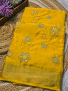 Elegant Chinon Saree with Soft Flow & Rich Finish