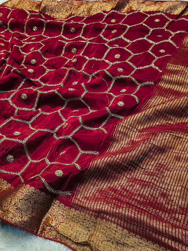 Elegant HO Silk Saree – Party Wear Collection