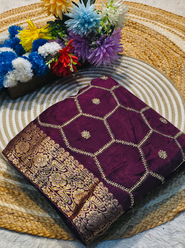 Elegant HO Silk Saree – Party Wear Collection