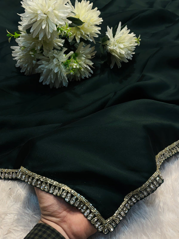 Rangoli Silk Saree – Elegant Designer Party Wear Saree with Rich Texture