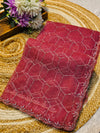 Elegant Net Saree with Designer Blouse – Lightweight Party Wear Net Saree for Women