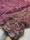 Elegant Net Saree Ready-Made Blouse – Designer Party Wear Look