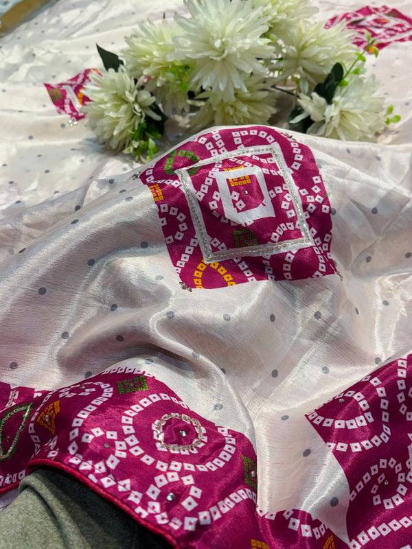 Elegant Silk Saree – Premium Designer Silk Saree with Rich Pallu & Blouse Piece