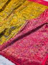 Affordable Silk Saree with Beautiful Border & Blouse Piece