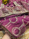 Elegant Net Saree with Ready-Made Blouse – Party Wear Glam Look