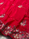 Premium H.O. Silk Saree with Elegant Handwork