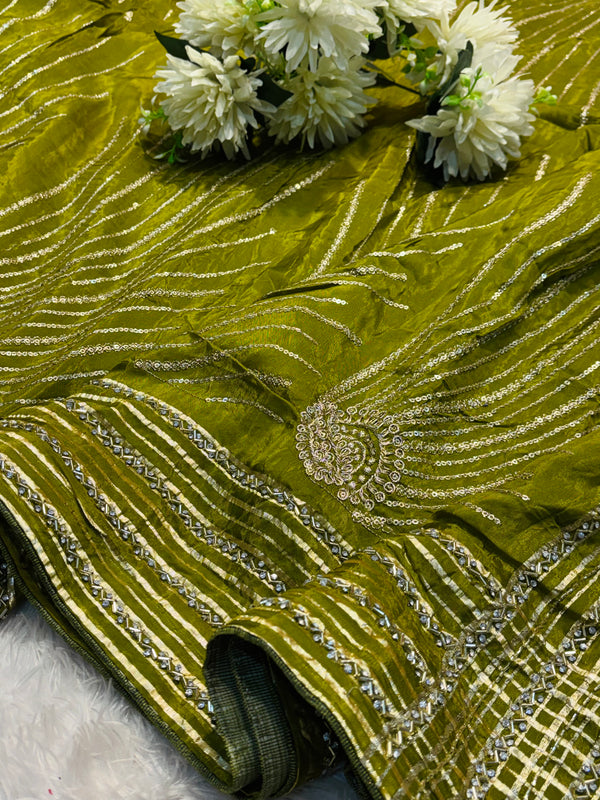 Elegant H.O Silk Saree – Luxury Festive Designer Wear