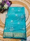 Elegant Chinon Saree with Soft Flow & Rich Finish