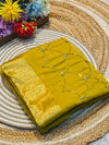 Elegant Chinon Saree with Soft Flowing Drape & Premium Finish