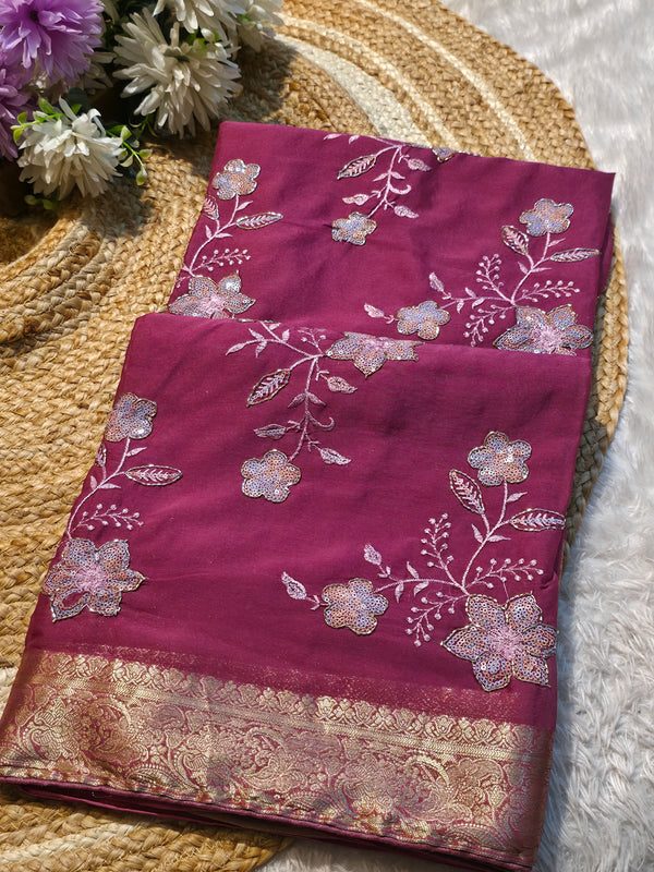 Premium Soft Chiffon Saree with Lightweight Grace & Flowy Draping