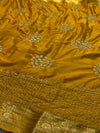 Designer Embroidered Saree with Elegant Border & Rich Pallu