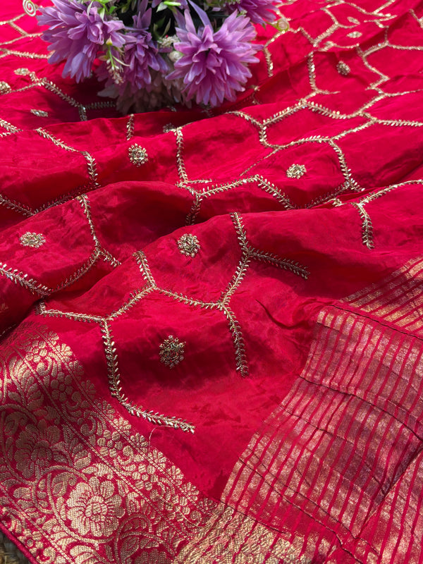 Elegant HO Silk Saree – Party Wear Collection