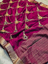Elegant Semi Chiffon Saree with Lightweight Flow & Graceful Fall