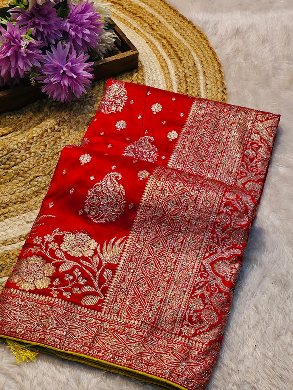 Designer Party Wear Silk Saree with Elegant Finish
