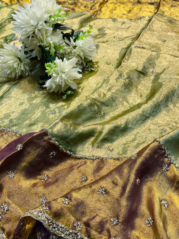 Frendy Silk Saree with Designer Blouse – Elegant Party Wear Collection