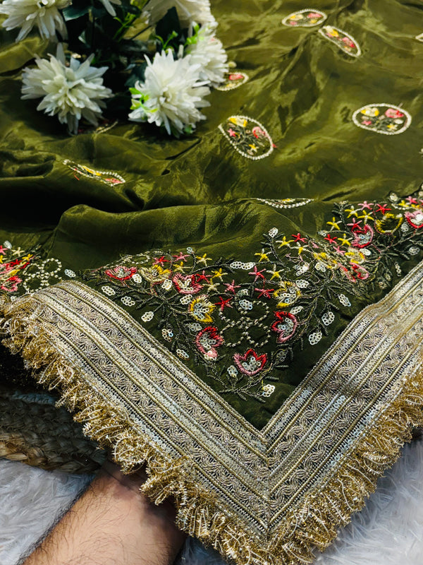 Premium H.O Silk Saree with Rich Pallu & Elegant Finish