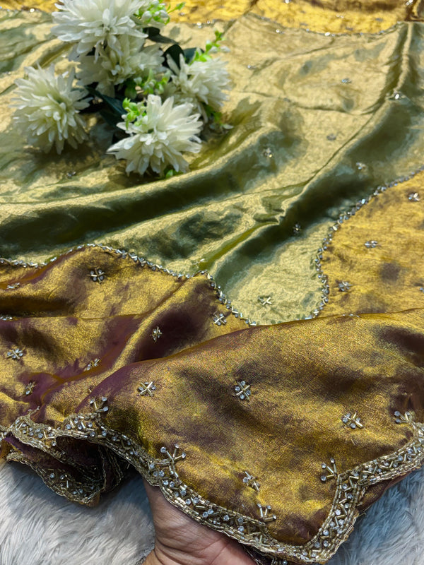 Frendy Silk Saree with Designer Blouse – Elegant Party Wear Collection