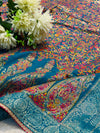 Elegant Kashmiri Silk Saree with Traditional Handwoven Design