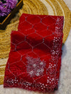 Elegant Net Saree with Designer Blouse – Party Wear & Festive Collection