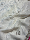 Elegant White Silk Saree – Timeless Grace & Sophisticated Look