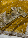 Elegant Net Saree with Ready-Made Blouse