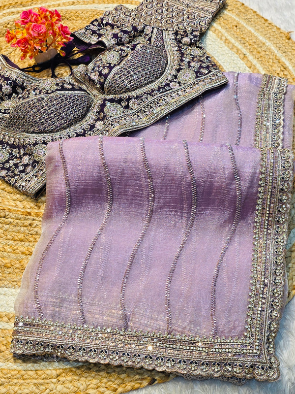 Ready Made Blouse Designer Saree – Effortless Elegance Collection