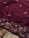 Elegant Soft Chiffon Saree with Matching Blouse – Lightweight & Graceful