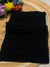 Black Elegant Georgette Saree with Stylish Drape