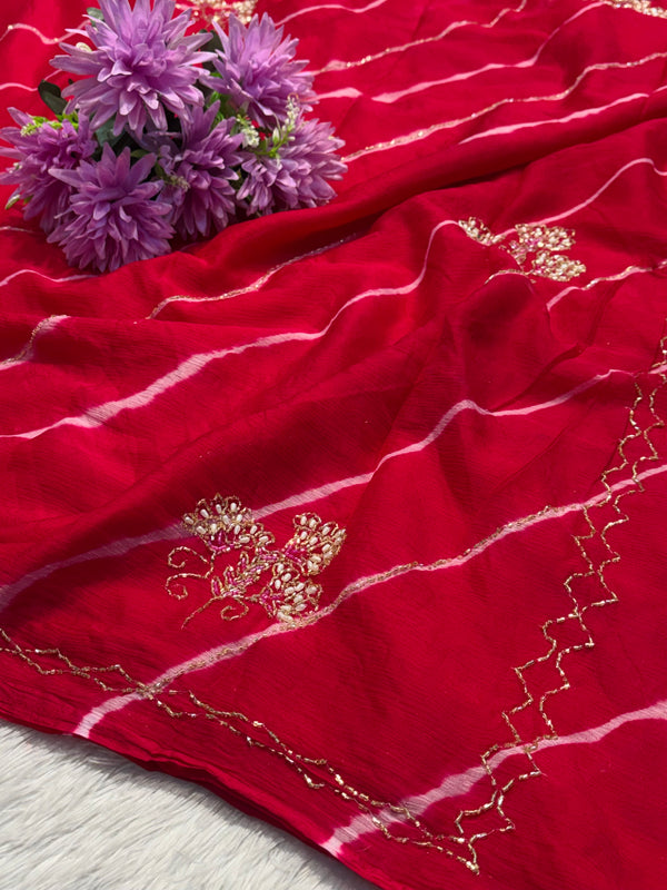Elegant Chiffon Saree with Soft Flow & Stylish Look
