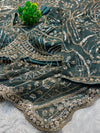 Elegant Net Saree with Ready-Made Blouse – Designer Party Wear Net Saree for Women