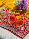 Premium Frendy Silk Saree with Ready-Made Blouse – Elegant Festive Wear
