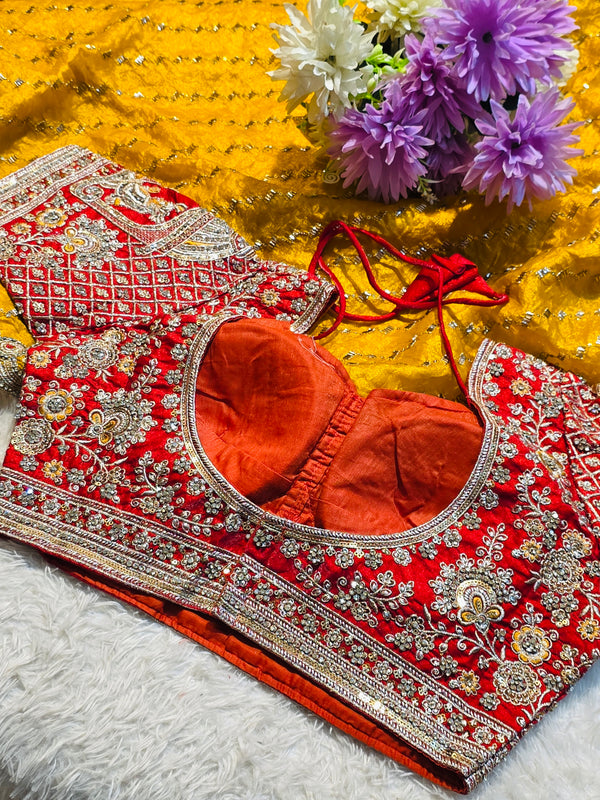 Premium Frendy Silk Saree with Ready-Made Blouse – Elegant Festive Wear