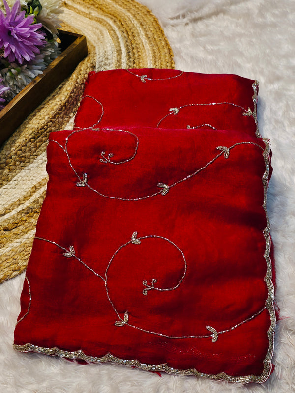 Elegant Trendy Silk Saree with Rich Pallu & Designer Border