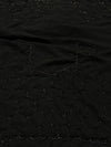 Black Elegant Georgette Saree with Subtle Detailing