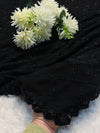 Black Georgette Saree – Elegant Party Wear Designer Saree with Blouse
