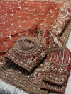 Elegant Net Saree with Ready-Made Blouse