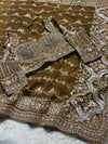 Elegant Net Saree with Ready-Made Blouse